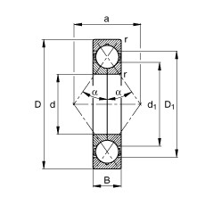 підшипник QJ314-MPA FAG