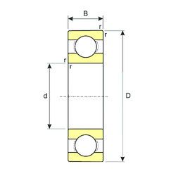 підшипник 6315 ISB