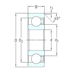 підшипник 609/HR22T2 SKF