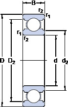 підшипник W 607 SKF