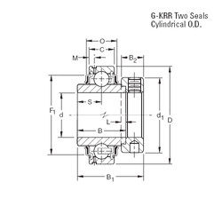 підшипник G1100KRR Timken