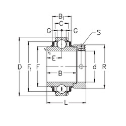 підшипник GE35-KRRB NKE