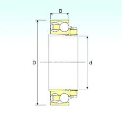 підшипник 1216 K+H216 ISB