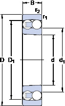 підшипник 1218 K SKF