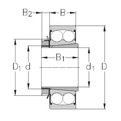 підшипник 2210-K-2RS+H310 NKE