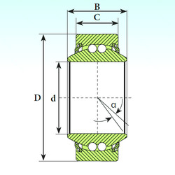 підшипник GE 08 BBL ISB