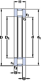 підшипник 81208 TN SKF