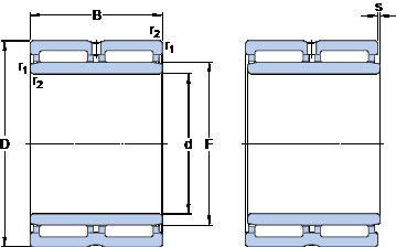 підшипник NA 6919 SKF