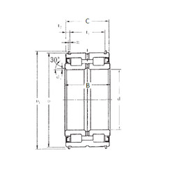 підшипник SL04-5015NR FBJ