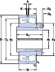 підшипник 239/900 CAK/W33 + OH 39/900 H SKF