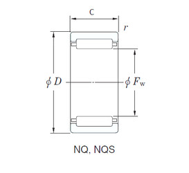 підшипник NQ283720D KOYO