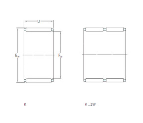 підшипник K19x23x17 SKF