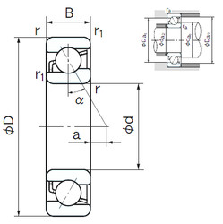 підшипник 7310B NACHI