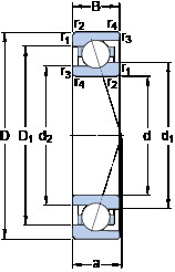 підшипник 71924 CE/HCP4A SKF