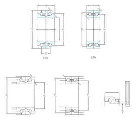 підшипник BTM 95 BTN9/P4CDB SKF