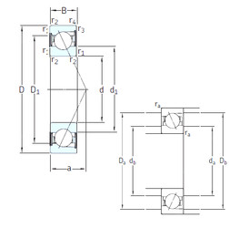 підшипник E 225 /S /S 7 CE3 SNFA