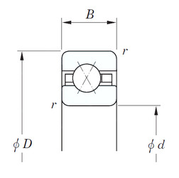 підшипник KBX075 KOYO