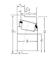 підшипник X30210M/Y30210RM Timken