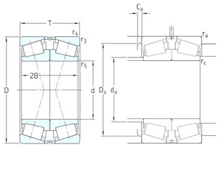 підшипник 30222J2/DF SKF