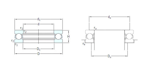 підшипник 51226 SKF