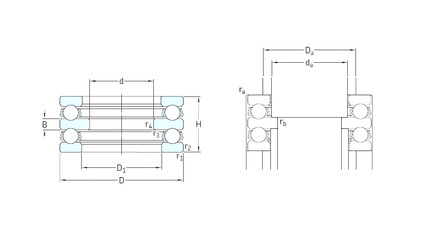 підшипник 52212 SKF