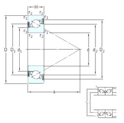 підшипник BSD 55100 CG-2RZ SKF