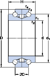 підшипник BTW 120 CTN9/SP SKF