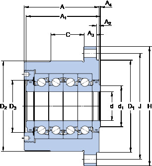 підшипник FBSA 210 A/QFC SKF