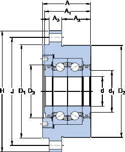 підшипник FBSA 209/DF SKF