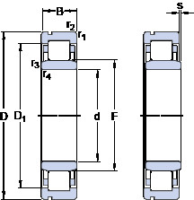 підшипник NU 311 ECNJ SKF