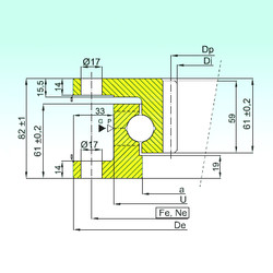 підшипник ZK.22.0700.100-1SN ISB