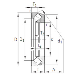 підшипник 293/670-E1-MB INA