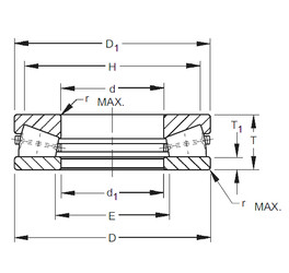 підшипник A-6096-C Timken