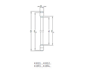 підшипник K81215TN SKF