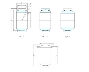 підшипник GE50TXG3E-2LS SKF