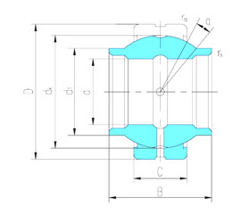 підшипник GEEM40ES-2RS LS