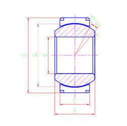 підшипник GEH110XT-2RS LS