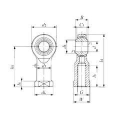 підшипник PHS 25 IKO