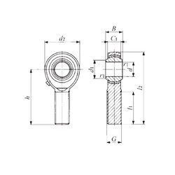 підшипник POS 20 IKO