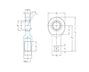 підшипник SIL20C SKF