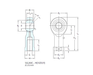 підшипник SILKAC12M SKF