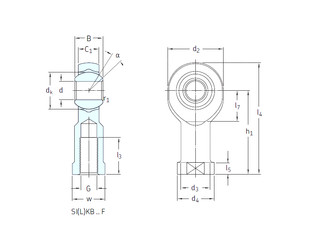 підшипник SIKB16F SKF