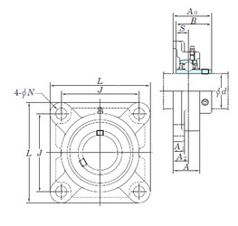 підшипник UCFX10-32E KOYO