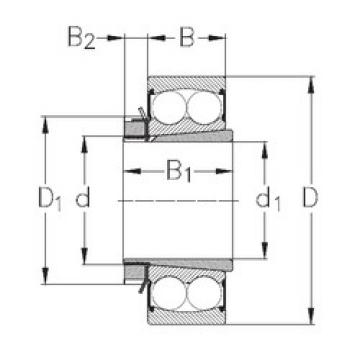 підшипник 2205-K-2RS+H305 NKE