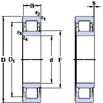 підшипник NU 1036 M SKF