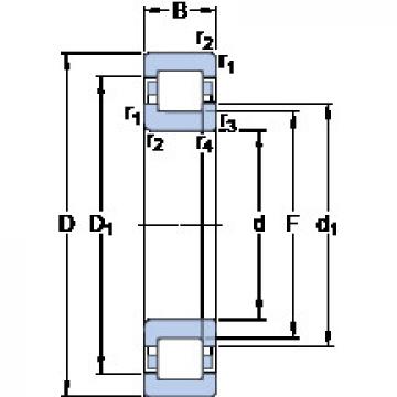 підшипник NUP 2209 ECP SKF