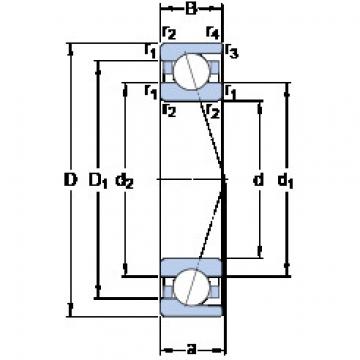 підшипник 71914 CD/P4A SKF