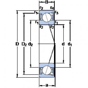 підшипник S7004 ACD/P4A SKF