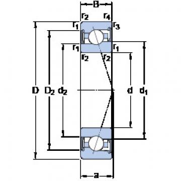 підшипник S7000 ACE/P4A SKF