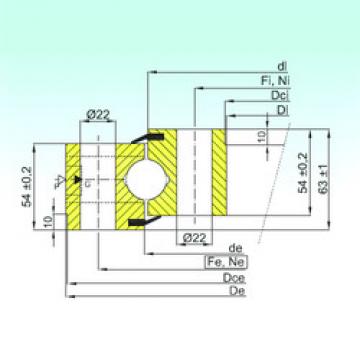 підшипник NB1.25.0455.201-2PPN ISB